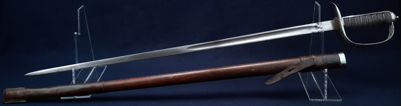 British WW1 1897 Pattern Infantry Officers Sword Captain William Henry German 6th Devonshire Regt, KIA 7